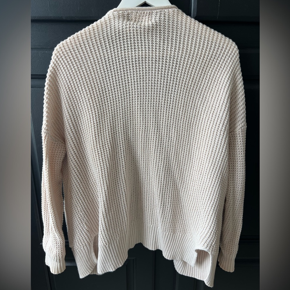 Universal Threads Knitted Cream Medium Cardigan - image 2